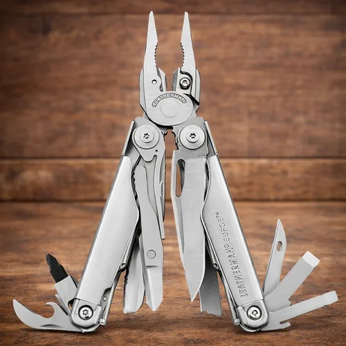 אולר רב תכליתי SURGE כסוף לדרמן ללא חריטה