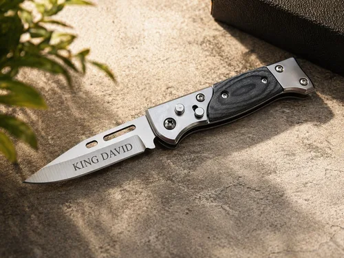 סכין אולר קטן Royal Edge עם חריטה אישית